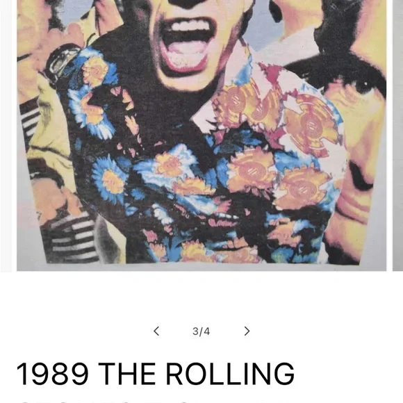 The Rolling Stones White Short Sleeve Tee